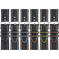 thumbnail image 5 of Morellato Biking Carbon Fibre Grain Watch Strap - Black/Grey - 22mm - Chrome-plated Stainless Steel Buckle - SPORT Collection, 5 of 9