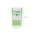 thumbnail image 3 of YYV Gifts Cientific Calculator for Students Battery Powered Function Calculator With LCD Display Math Algebra Geometry Trigonometry Tools Green, 3 of 6