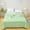 Green, variant on Four-Piece Bed Sheet Set,60x40 Inch & Plaid Reversible Summer Quilt | Soft Microfiber All Season Bedding | Lightweight Conditioning Blanket For Hot Sleepers & Single Beds
