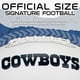 thumbnail image 4 of Autógrafo de Football Franklin Sports NFL Dallas Cowboys, 4 of 9