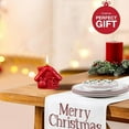 thumbnail image 6 of YIKA Christmas Warm Cottage Shape Scented Candle Christmas Gift Souvenir Christmas Decoration Red, 6 of 6