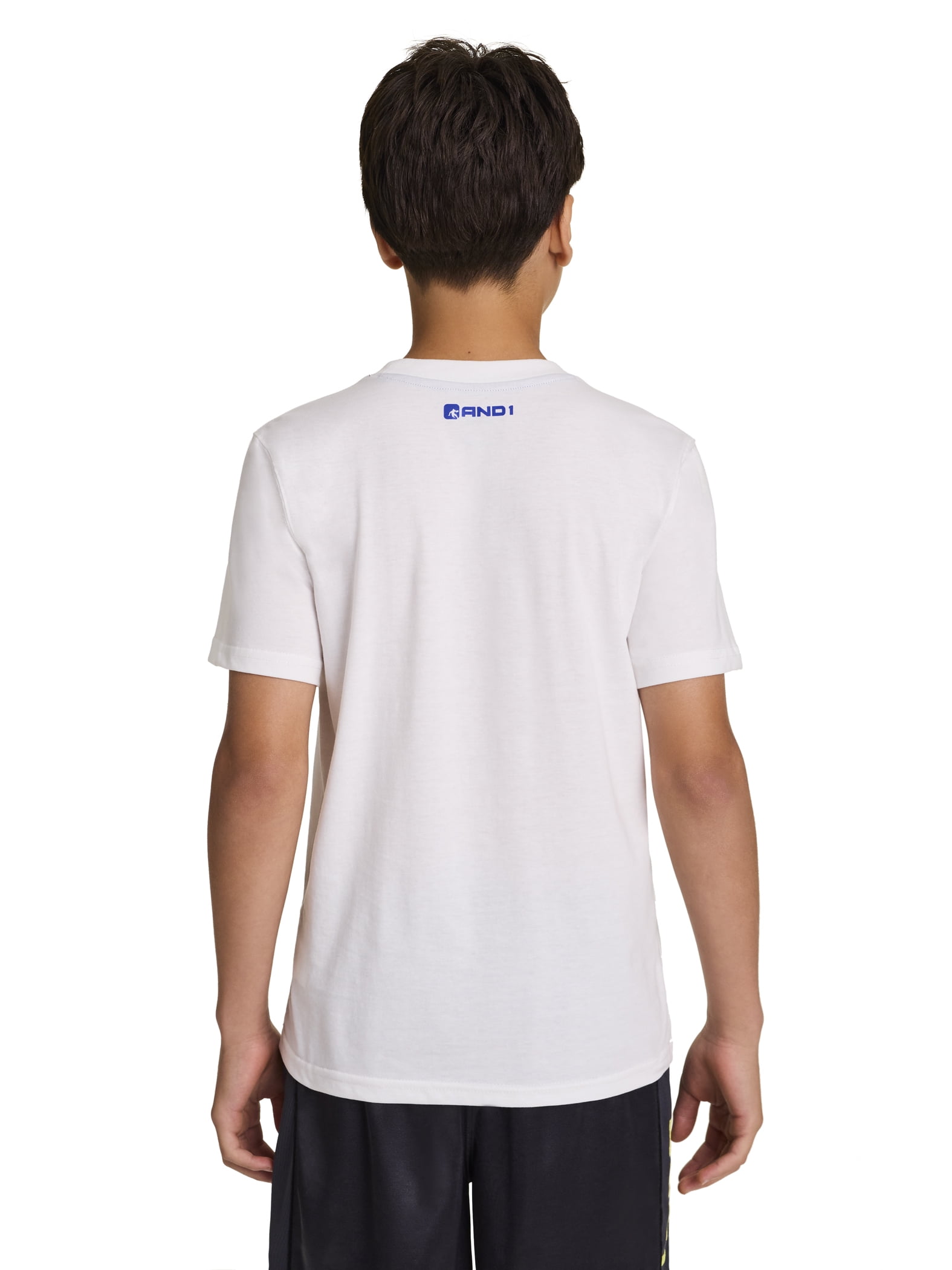 AND1 Boy’s Short Sleeve Graphic T-Shirt, Sizes 4-18