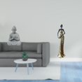 thumbnail image 2 of Escultura De Buda Sun Wukong Con Figura De Dama Tribal Africana, Arte Vintage Coleccionable Para Hotel, Patio, Chimenea Y Decoración Del Hogar., 2 of 8
