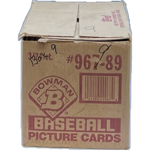 1989 Bowman Rack Pack Unsealed Baseball Case