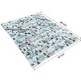 thumbnail image 4 of Light Blue Christmas House and Tree Pattern Blanket,Comfortable Soft Lamb Wool Throw Blanket,All Season,Warm Lightweight Blankets for Sofa Bed Couch Living Room Chair,60"x80", 4 of 4