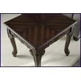 thumbnail image 3 of Traditional Dark Cherry Wood Coffee Table with Ornate Detailing & Claw Feet – Timeless Living Room Accent, 3 of 6