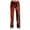 Vermilion, variant on Women's Halloween Pumpkin Face Lounge Pants, Soft Elastic Waist Pajama Bottoms, Spooky Sleepwear for Fall and Holiday Parties,Black L