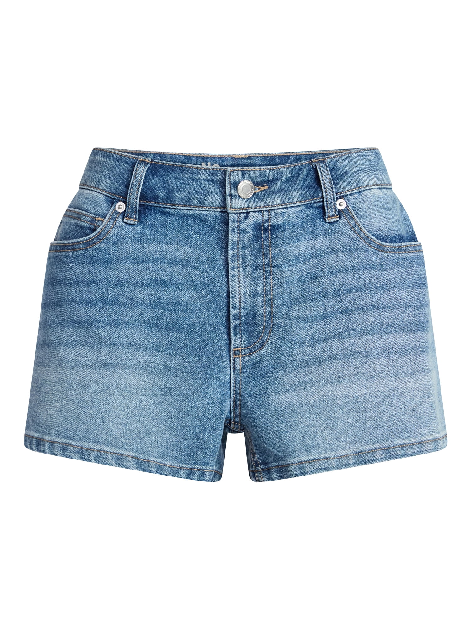 No Boundaries Elevated Denim Shorts, 3'' Inseam, Women's 00-18