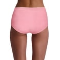 thumbnail image 3 of No Boundaries Stretch Ribbed Boyshort Underwear, 4-Pack, Women's XS-XXXL, 3 of 7