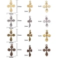 thumbnail image 4 of 1 Box 80Pcs Charms Rosary Charm Pendants Alloy Easter Holidays Jewelry Findings Making Accessory Metal Charms for DIY Thanksgiving Necklace Bracelet Crafting Party Favor Gift Colorful, 4 of 9