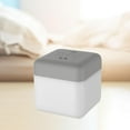 thumbnail image 4 of Lámpara de noche moderna con temporizador abatible, LED, carga USB, cubo de escritorio, luz nocturna portátil para Gris claro, 4 of 9