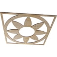 thumbnail image 2 of Ekena Millwork 24"OD x 8 3/8"ID x 1/4"T Blume Wood Fretwork Pierced Ceiling Medallion, Hickory, 2 of 3