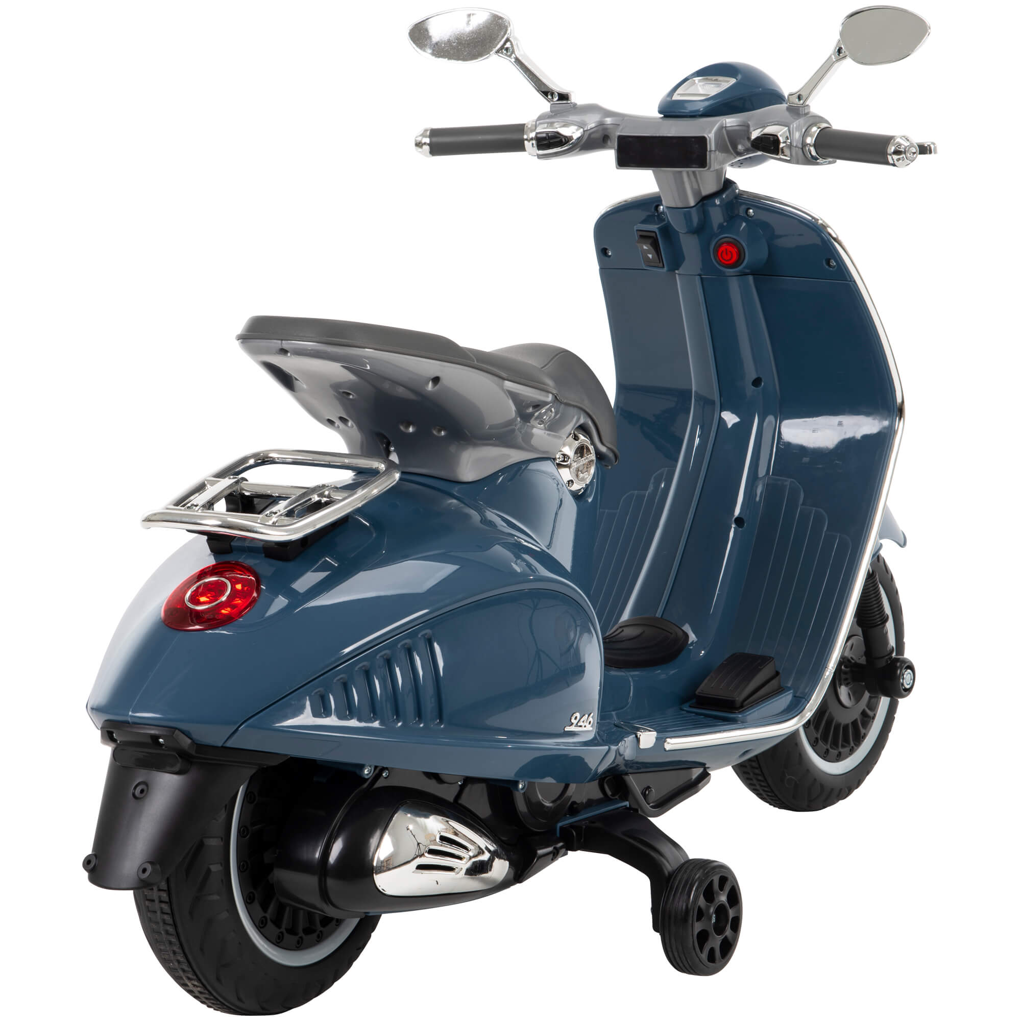 Huffy 6V Vespa Ride-On Electric Scooter for Kids, Blue - image 2 of 7