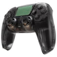thumbnail image 4 of eXtremeRate Clear Black Replacement Full Set Housing w/Buttons Touchpad Cover for ps5 Controller, 4 of 7