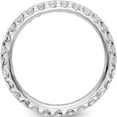 thumbnail image 2 of 14K White Gold 14Kw True Origin Lab Grown Diamond Vs/Si, D E F, 1Ct. Eternity Band (Size 5.5) Made In India et0005-100-55w4ld, 2 of 5