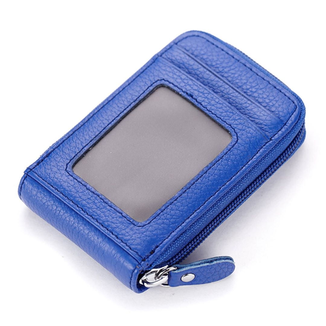 MFFOR RFID Credit Card Holder for Women Men Leather Card Case Wallet