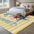 thumbnail image 4 of Starfish Shell Coastal Area Rugs 5'x7', Washable Small Throw Rugs for Laundry Room Playroom, Summer Nautical Striped Farmhouse Indoor Outdoor Rug Non-Slip Low Pile Carpet Runner Reversible Floor Mats, 4 of 8