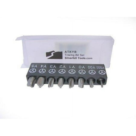 

Silverhill Tools ATKYB Triwing Bit Set 8 bits Sizes Y000 - Y5