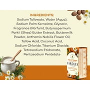 Yardley London Sensitive Skin Naturally Moisturizing Bath Bar, Shea Buttermilk, 4.25 Oz