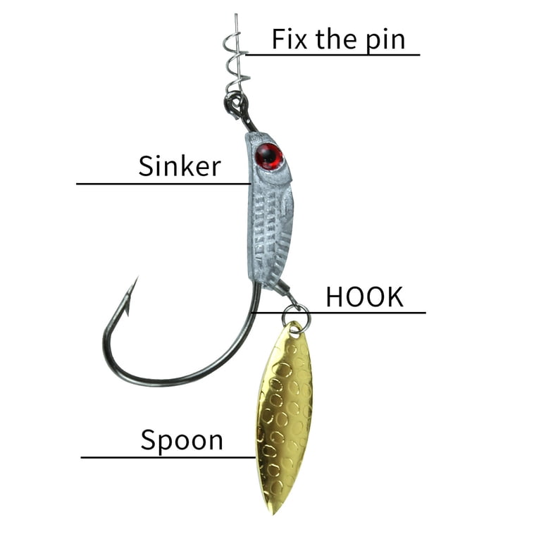 artificial trout lures Tentacle Creature Lure Floating Soft Fishing Bait For Bass, & Catfish (8.7g, 4.33") the Laker Taker Lure delivers reliable performance and serious results Laker Taker Trolling Lures by