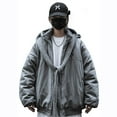 thumbnail image 2 of Niepce Inc Streetwear Winter Men Jacket Japanese Fashion Zip Up Parka Hooded Coat, 2 of 10