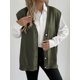 thumbnail image 5 of Chaleco de Punto Sin Mangas para Mujer, con Cuello en V, Botones, Informal, Holgado, para Otoño e Invierno. Verde Talla Única, 5 of 9