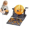 thumbnail image 1 of Lottery Game Machine Lottery Machine Cage In 90 Number Family Fun Children's Lottery Machine Hand Machine 90 Yard Table Drawing Winning Board Game Toy, 1 of 9