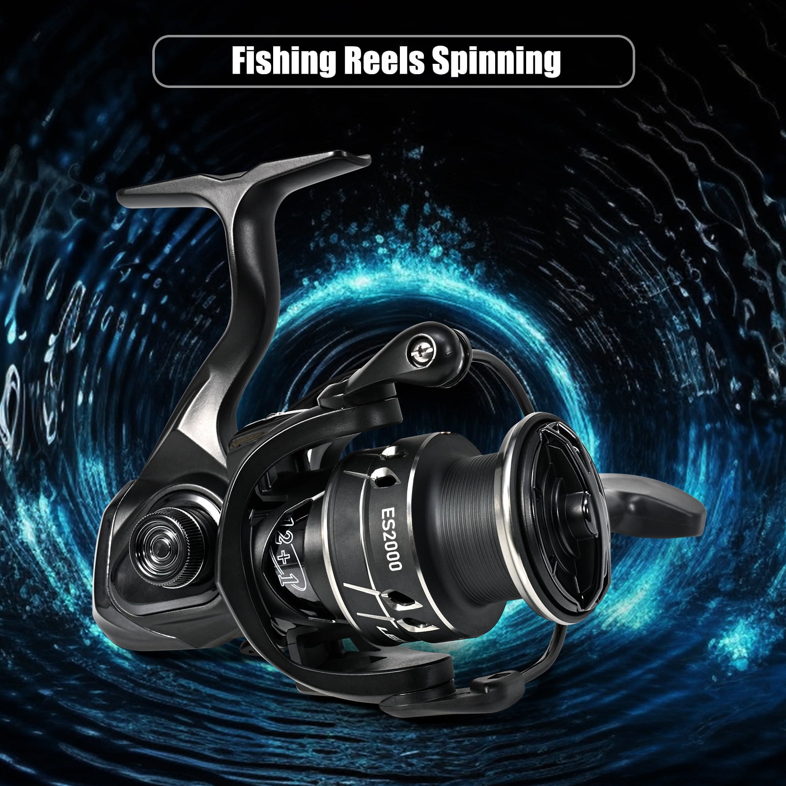 Fishing Reel for Freshwater Fishing 5.1:1/5.5:1 Gear Ratio Reel 12+1 Fishing Reel