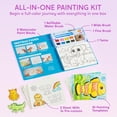 thumbnail image 3 of Klever Kits 35-Page Water Coloring Book Set, Mess-Free Painting with Animals, Ocean and Forest Themes, Includes Glow-in-the-Dark Designs and 3 Brushes, 3 of 10
