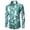 Blue, variant on Mens Easter Polo Fashion Christmas Printed Long Sleeved Lapel Rugby Shirt for Men,Black,L