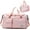 Pink, variant on VEGCOO Travel Duffle Bag for Women Men, Weekender Bags Carry on Gym Bag with Wet Pocket/Adjustable Strap/Shoe Compartment, Foldable Waterproof Overnight Tote Bag for Plane Sports Dance, Pink