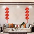 thumbnail image 2 of Household Pendant, Ongmies Chinese New Year Decorations 2025 Chinese Knot Couplets for New Year Decoration Hanging Ornaments Spring Festival Home Door Year of The Decor Chinese Couple, Red4, 2 of 4
