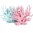 thumbnail image 1 of 2pcs Decorative Aqua Coral Resin, Artificial Simulation Coral, 1 of 5