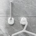 thumbnail image 4 of Foldable Stainless Steel Wall Organizer, 90-Degree Rotating Rack for Hangers, No-Drill Installation, 4 of 8