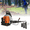 63CC 2-Cycle 665CFM 3HP 205MPH(Orange), variant on Backpack Leaf Blower, 2-Stroke Engine 665CFM Air Volume Tank Leaf Blower 63CC Gas Powered Blowers Snow Blower for Lawn Care Road Cleaning