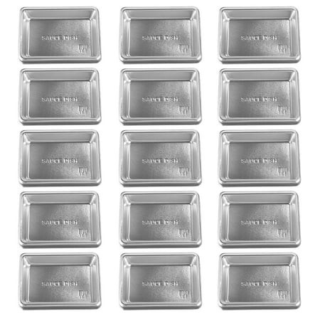 

100pcs Small Condiment Dish Take-out Plate Seasoning Trays For Mustard Sushi