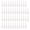 White, variant on Riousery 5 Pack Artificial Simulation Multiple Tails Soft Worm Lure Baits Outdoor Fishing Accessories - Highly Realistic Swim Action for Bass Trout Crappie White 3.54 inches / 9 cm Pack