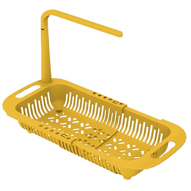 Gkeoshab Drain Rack Adjustable To Fit Any Size Sink Large Capacity Storage Retractable Sink Storage Rack Towel Rack Home & Garden