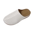 thumbnail image 3 of Domuza Closed Toe Slippers for Women Casual Comfortable Slip on Sandals Summer Casual Walking Platform Slides,Lightweight Non Slip Summer Beach Footwear White 10（EU-43）, 3 of 6
