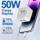 thumbnail image 3 of Kit Cargador 50w Audífonos Bluetooth Funda Cable Para iPhone, 3 of 8