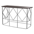 thumbnail image 4 of Furniture of America Herlan Console Table with Metal Frame, Walnut, 4 of 5