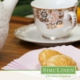 thumbnail image 5 of SimuLinen Cocktail and Party Napkins Beverage Napkins - LIGHT PINK - 25 Beverage Napkins, 5 of 6