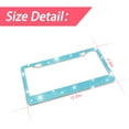 thumbnail image 2 of 2PCS Bling Car License Plate Frame, Sparkly Rhinestone Stainless Steel License Plate Cover/Holder, Universal for Most Cars, SUVs, Vehicles with Screw Set, Auto Accessories for Women (Light Blue), 2 of 14