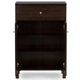 thumbnail image 4 of Pemberly Row 2 Door Shoe Cabinet in Dark Brown, 4 of 6