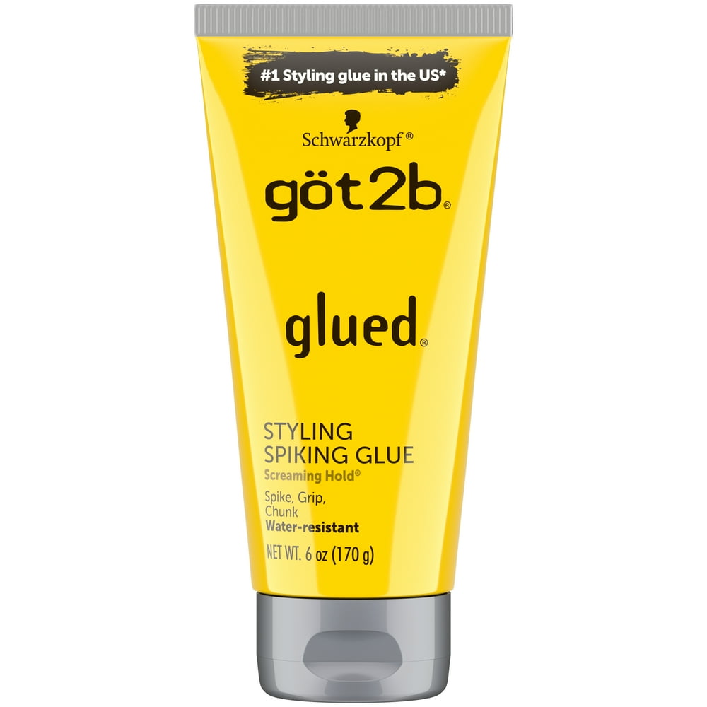 Got2b Glued Styling Spiking Hair Glue, 6 oz - Walmart.com - Walmart.com