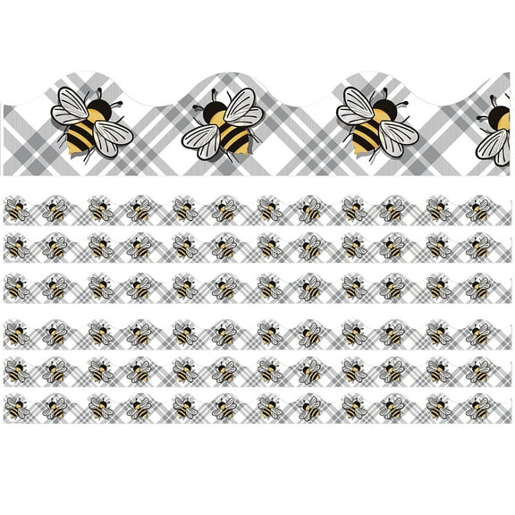 Eureka The Hive Bees Deco Trim, 37 Feet Per Pack, 6 Packs