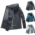 thumbnail image 4 of SUYIDA Men's Lightweight Outdoor Windbreaker Jacket Breathable Casual Sports Coat With Zipper Pockets Sun Protection Travel Cycling Wear, 4 of 4