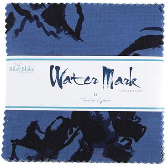 Water Mark Riley Blake Stacker by Tammie Green; 42 - 5" Precut Fabric Quilt Squares