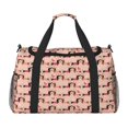 thumbnail image 1 of Easygdp Dachshund Couple Bolsa de Gimnasio, Bolsa de Viaje Duffel, Bolsa de Fin de Semana con Compartimentos, Bolsa de Mano para Noche, 1 of 7