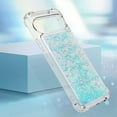 thumbnail image 6 of Case for Google Pixel 9 Case Glitter Liquid Cute Clear Phone Case,Floating Quicksand Shockproof Protective Bumper Women Girls Cover for Google Pixel 9 / Pixel 9 Pro Star Blue YB, 6 of 7